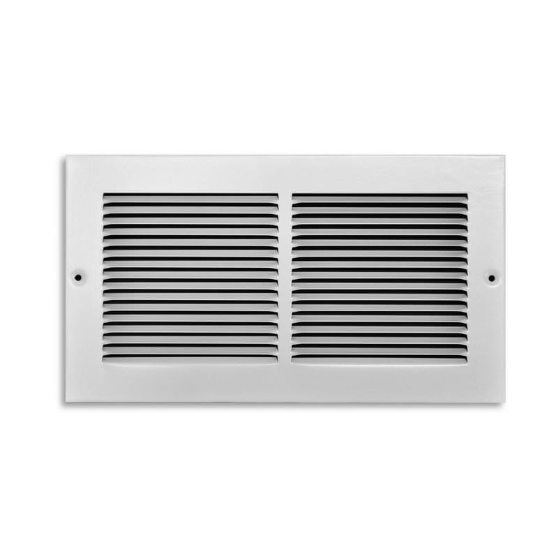 Tru Aire C123RW12X06 6 in. H X 12 in. W 1-Way Powder Coat White Steel Air Return Grille