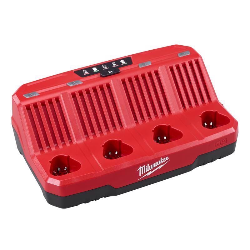 Milwaukee Tool 48-59-1204 Milwaukee M12 12 V Lithium-Ion Four-Port Sequential Battery Charger 1 pk