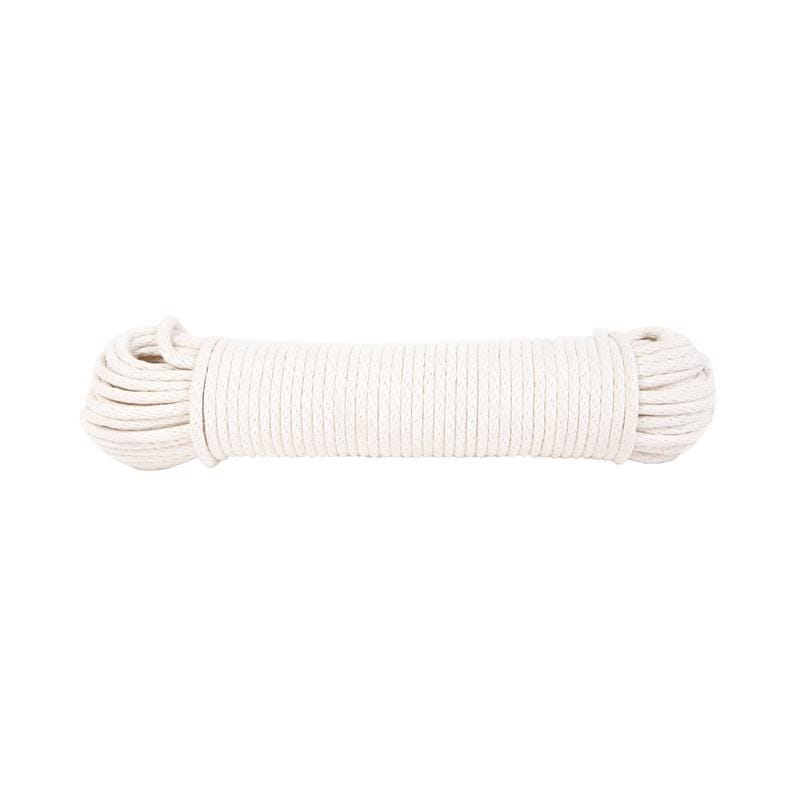 Koch Industries 5610725 7/32 in. D X 100 ft. L Natural Solid Braided Cotton Clothesline Rope