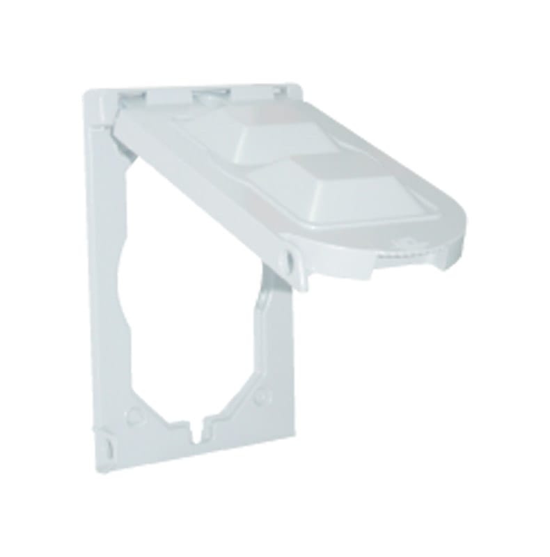 Sigma Engineered Solutions 14146WH Rectangle Die-Cast Metal 1 gang 4.76 in. H X 3.01 in. W Multi-Use Cover