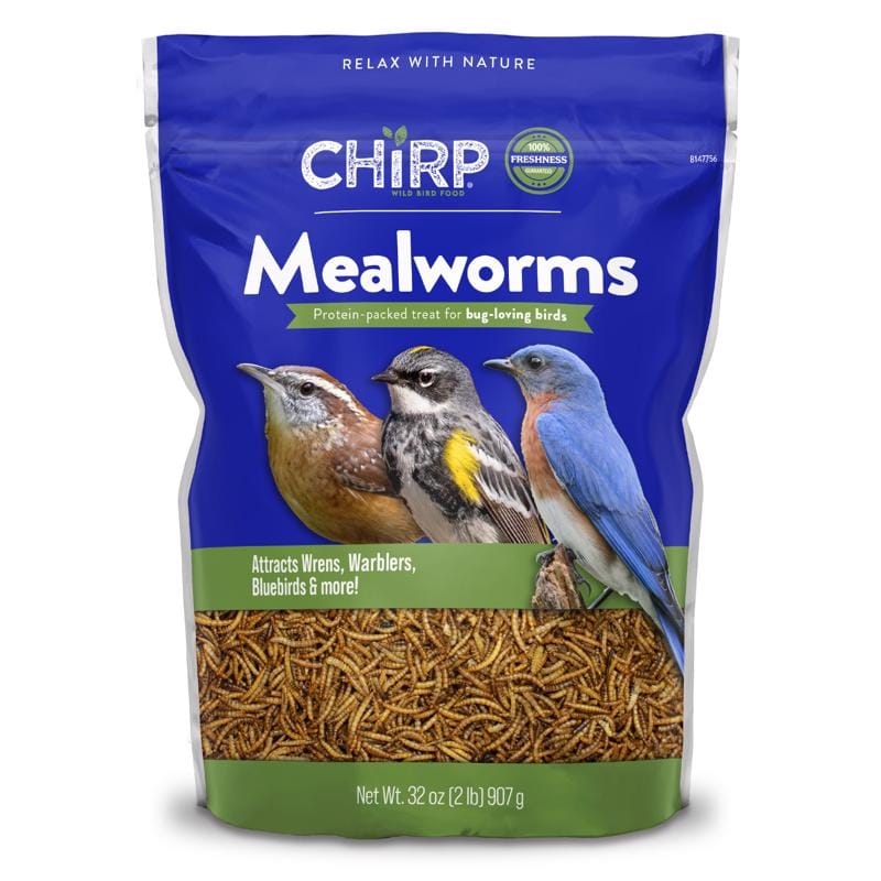 Chirp 17410 Mealworms Wild Bird Food 32 oz