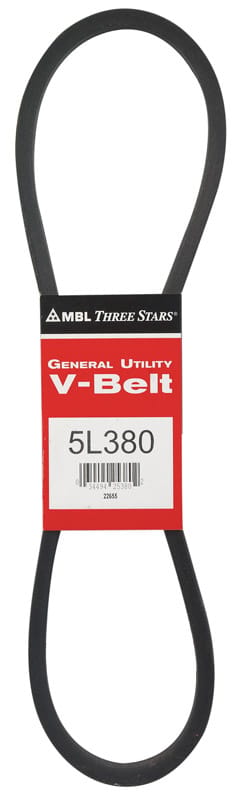 Mitsuboshi 5L380A FHP General Utility V-Belt 0.63 in. W X 38 in. L For Fractional Horsepower Motors