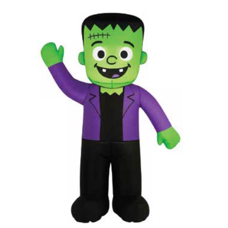 Pamson 94313 12 ft. LED Prelit Twistin Frankie Inflatable