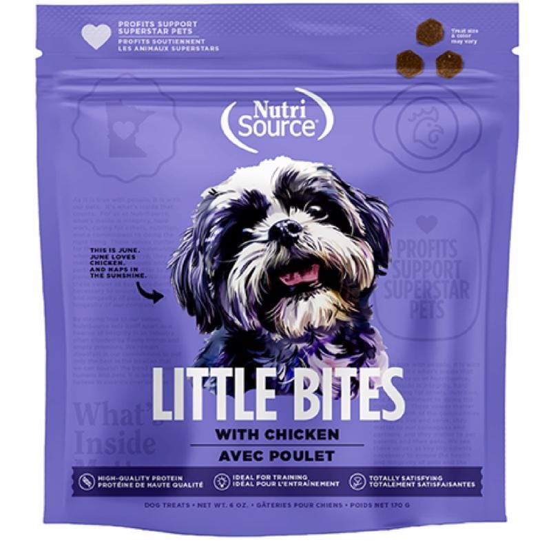NutriSource 80004 Chicken Treats For Dogs 6 oz 1 pk