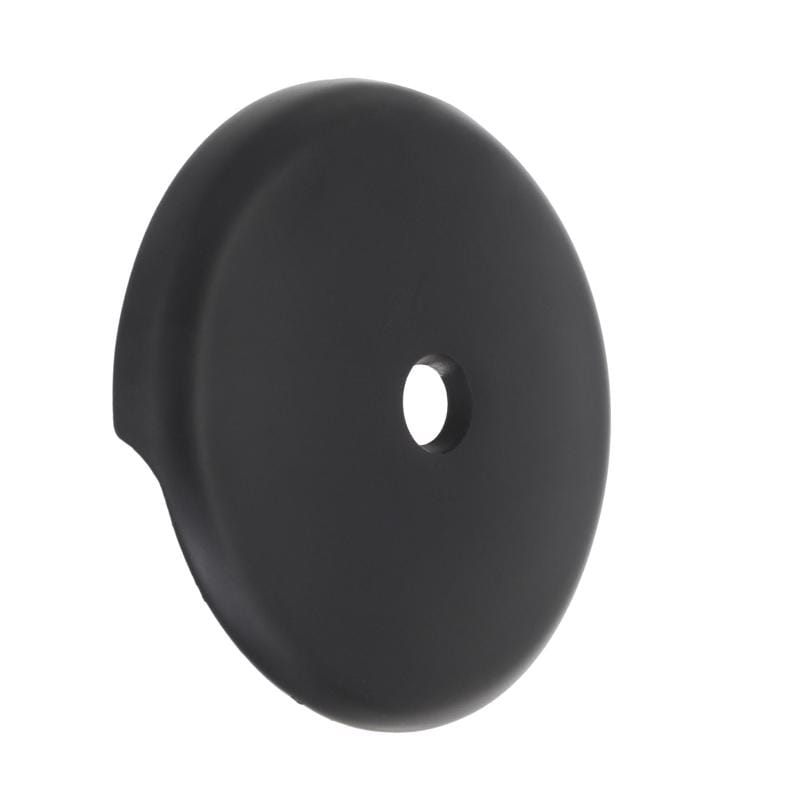 Danco 12356 3 in. Matte Black Round Plastic Overflow Plate