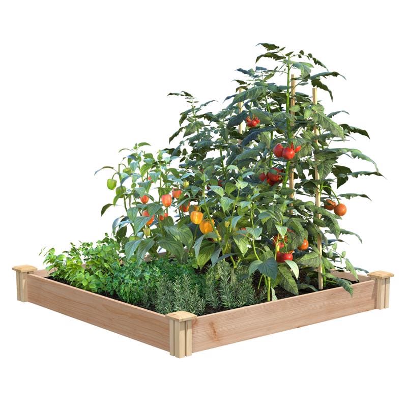 Greenes RC4S4B 5.5 in. H X 48 in. W Cedar Raised Bed Planter Brown