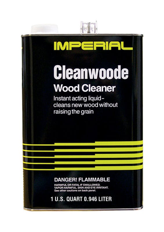 Imperial W37074 Cleanwoode Transparent Solvent-Based Wood Cleaner 1 qt