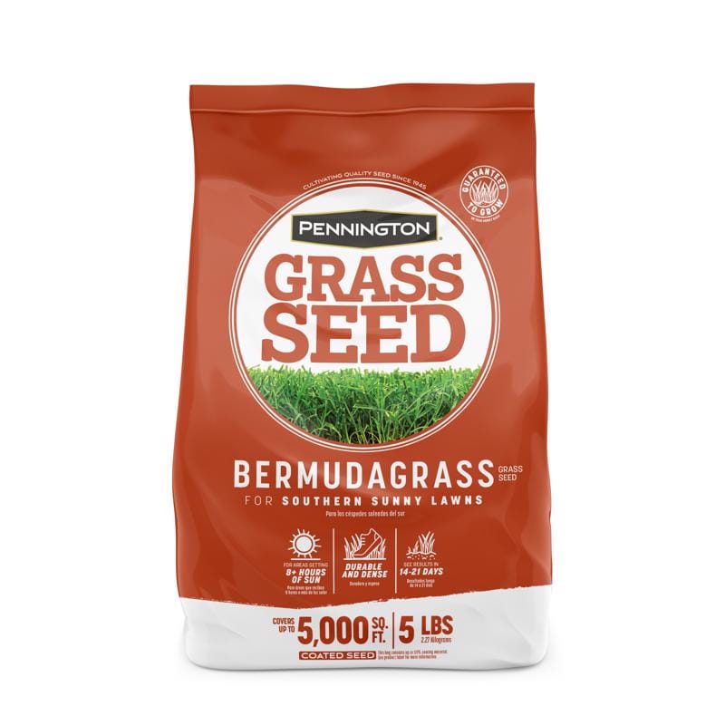 Pennington 100532363 Penkoted Bermuda Grass Full Sun Grass Seed 5 lb