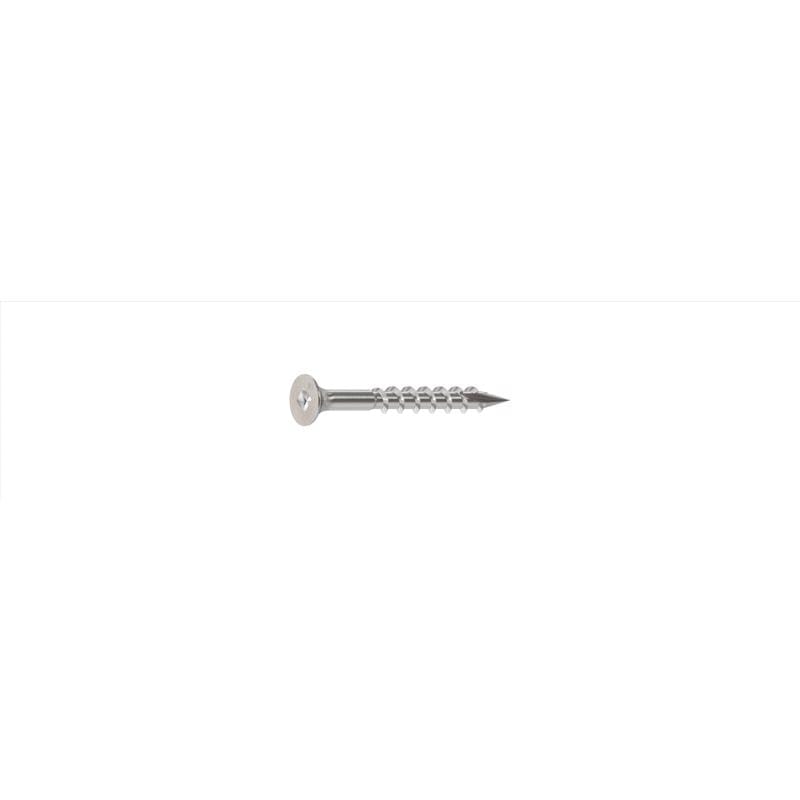 Simpson Strong-Tie S08162DB1 No. 8 X 1-5/8 in. L Square Stainless Steel Coarse Wood Screws 150 pk
