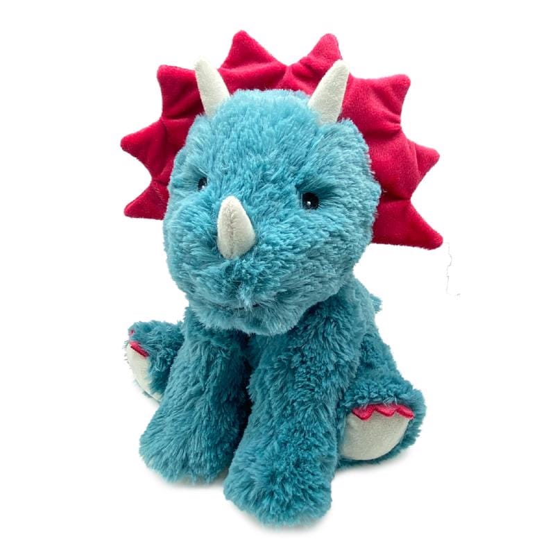Warmies CP-TRI-1 Triceratops Stuffed Animal Blue/Pink
