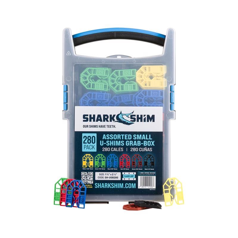 Shark Shim U-GB280 Broadfix 1.7 in. W X 2.17 in. L Hard Plastic Small U Shims 280 pk