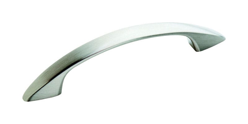 Amerock 1887681 Contemporary Arch Cabinet Pull 3 in. Satin Nickel Silver 10 pk