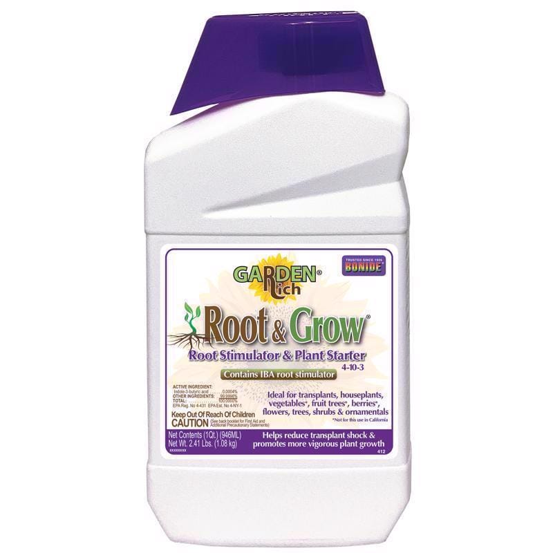 Bonide 412 Garden Rich Root & Grow Liquid Root Stimulator & Plant Starter 1 qt