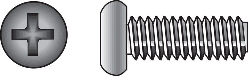 Hillman 0828486 No. 8-32 Ga. X 2 in. L Phillips Pan Head Stainless Steel Machine Screws 100 pk