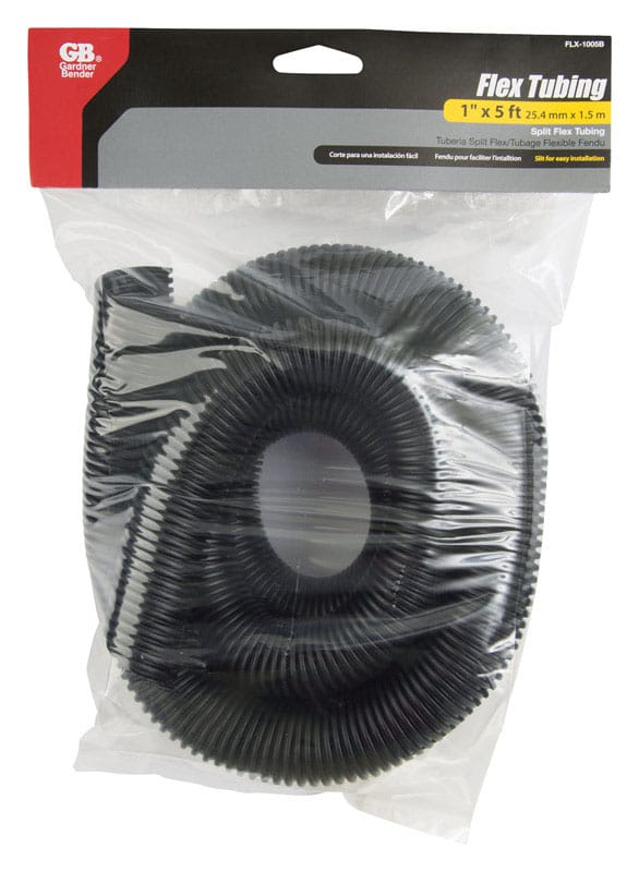 Gardner Bender FLX-1005B 60 in. L Black Polyethylene Flex Tube