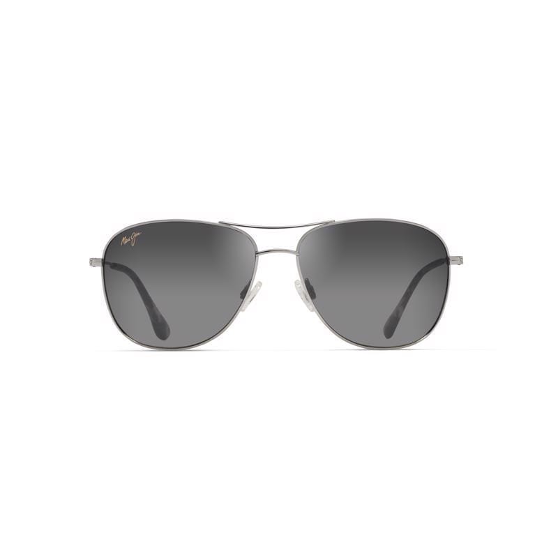 Maui Jim 603429019662 Cliff House Sunglasses Unisex Silver Frame Neutral Grey Lens Polarized