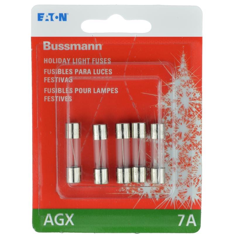 Bussmann BP/AGX-7X5 7 amps Fast Acting Fuse 5 pk