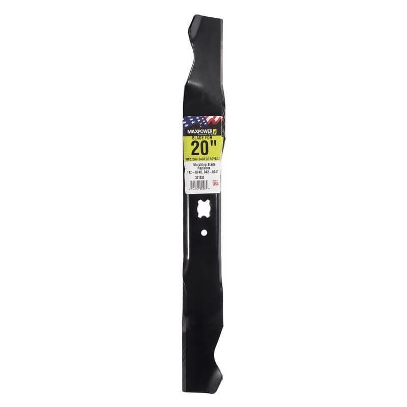 MaxPower 331533S 20 in. Mulching Mower Blade For Walk-Behind Mowers 1 pk