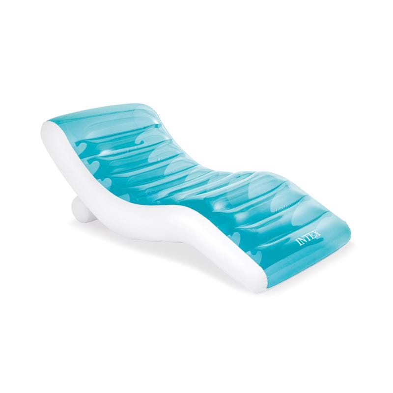 Intex 56874EP Rockin Blue/White Vinyl Inflatable Lounge Pool Float