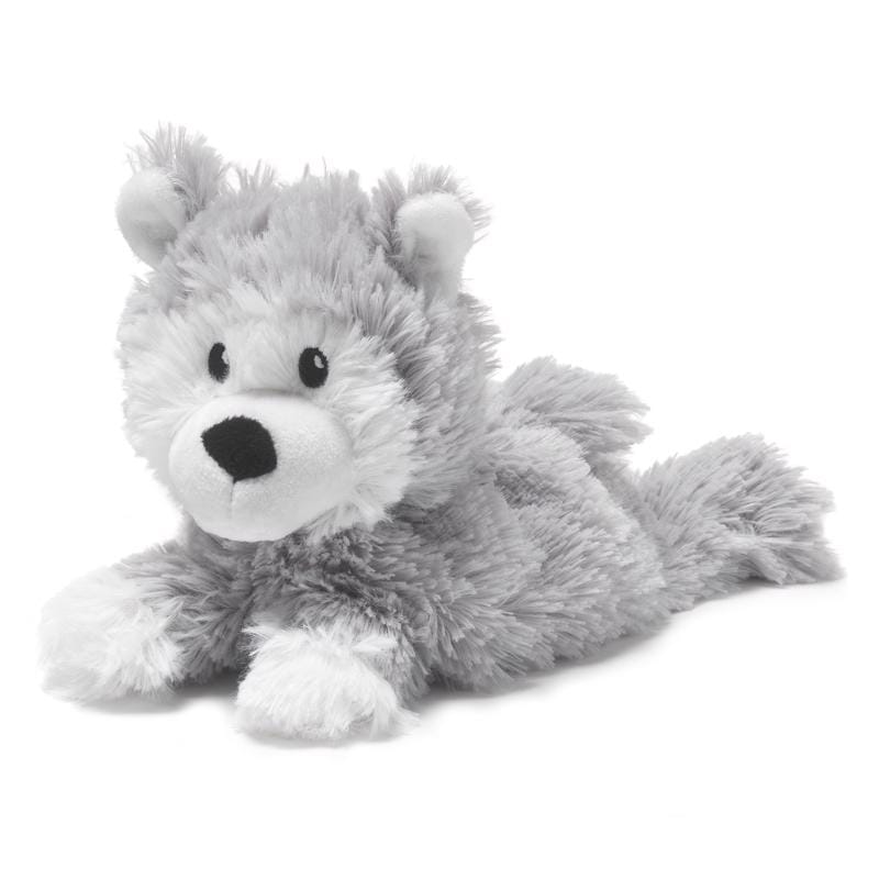 Warmies CPJ-HUS-1 Junior Husky Stuffed Animals Gray 1 pc