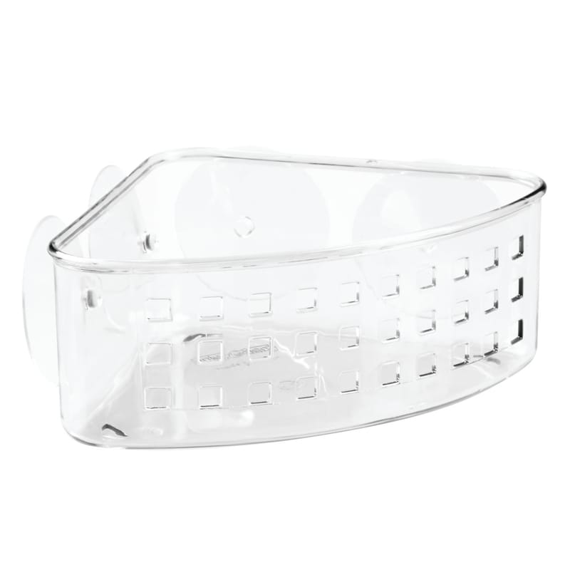 iDesign 41900 Clear Plastic Shower Basket