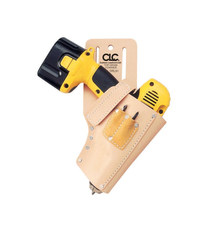 CLC DRL91 3 pocket Leather Tool Holder 8.5 in. L X 12 in. H Tan