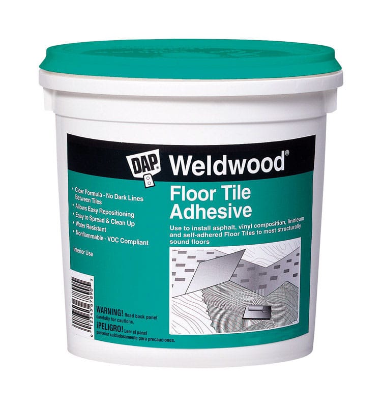 Dap 7079800136 Weldwood Floor Tile Adhesive 1 qt
