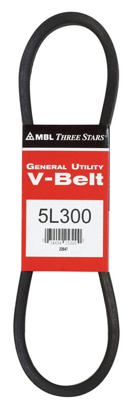 Mitsuboshi 5L300A FHP General Utility V-Belt 0.63 in. W X 30 in. L For Fractional Horsepower Motors