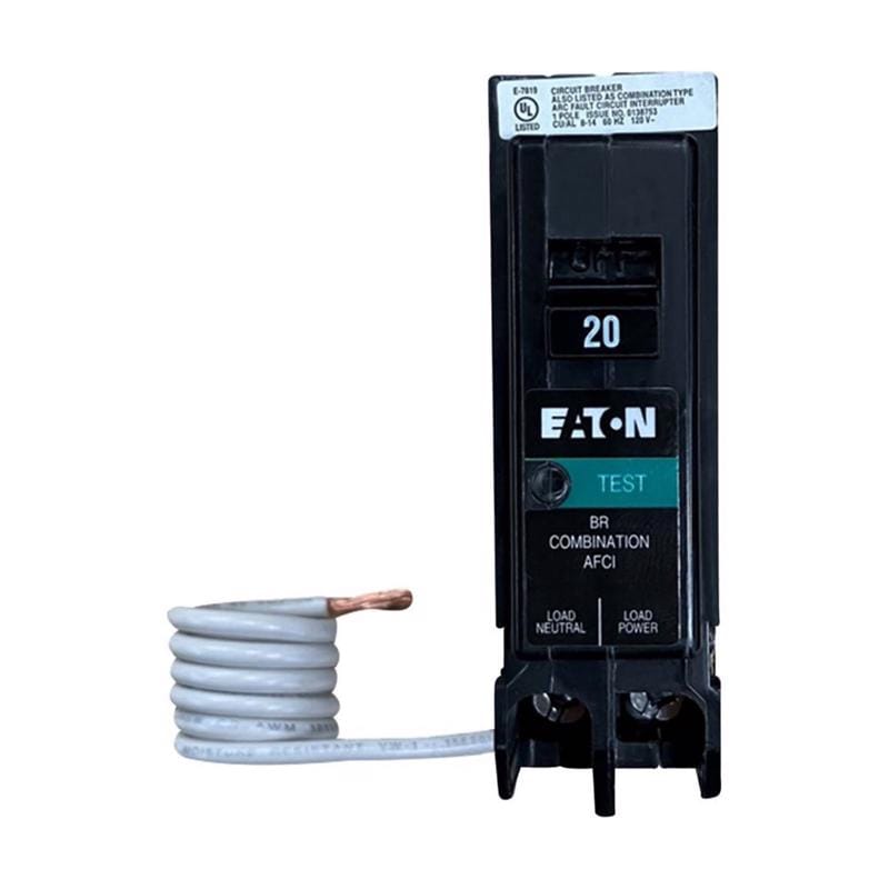 Eaton BRN120AFCS 20 amps AFCI Single Pole Arc Fault Breaker