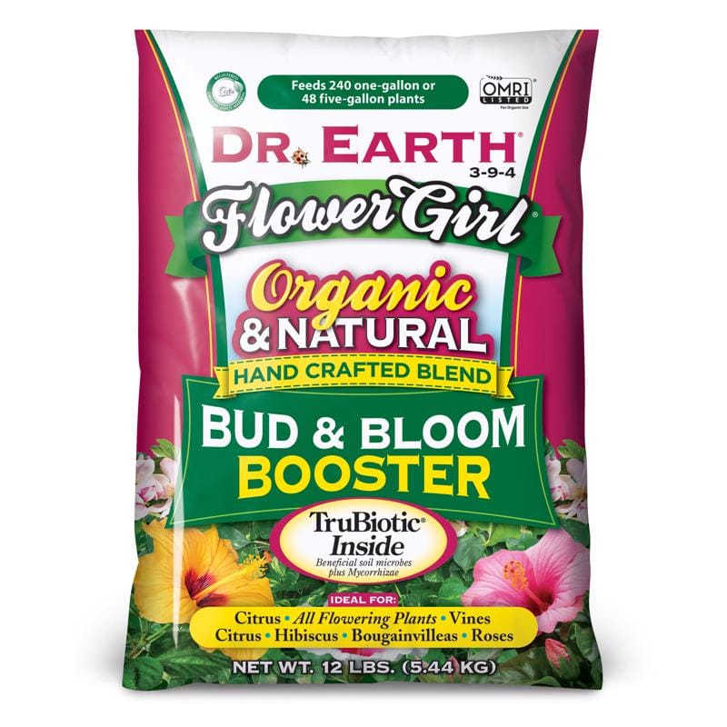 DR. Earth 101 Flower Girl Organic Granules Hibiscus, Citrus Plant Food 12 lb