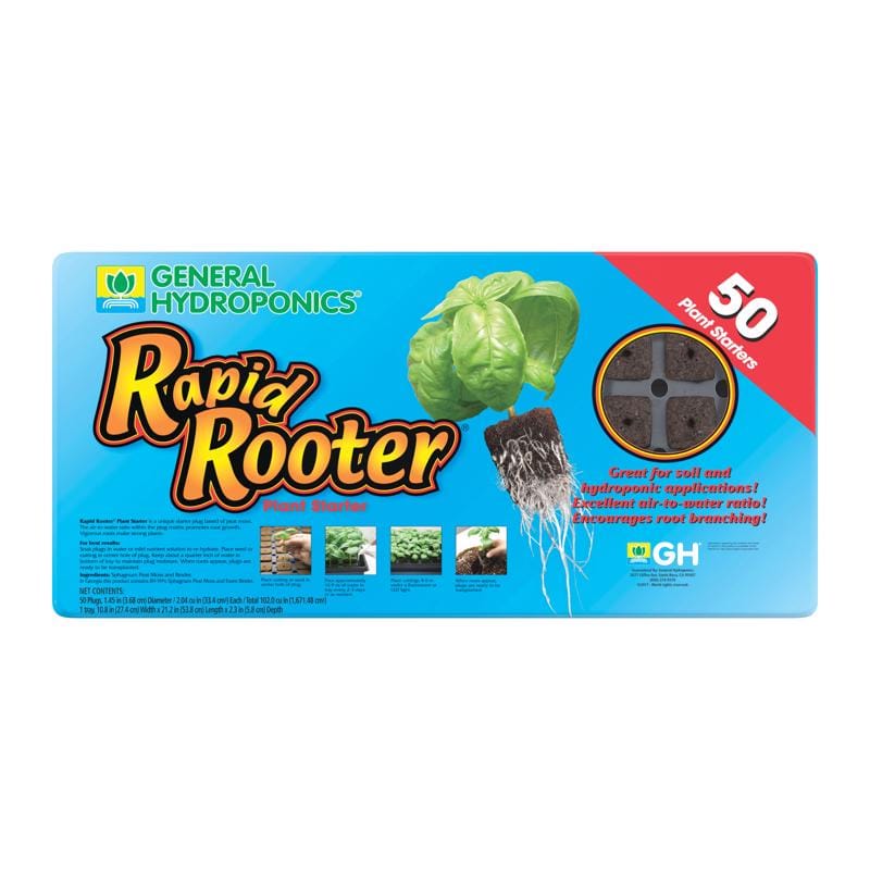General Hydroponics HGC714140 Rapid Rooter Seed Starting Grow Plugs