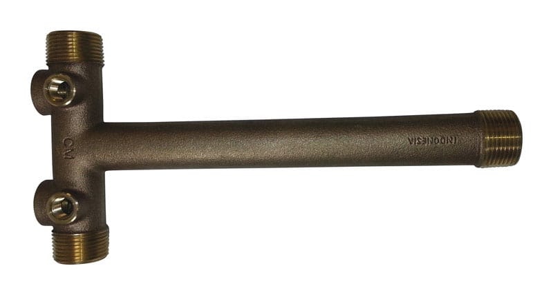 Campbell RSTC4-3TLF Brass Brown 1 in. Tank Cross