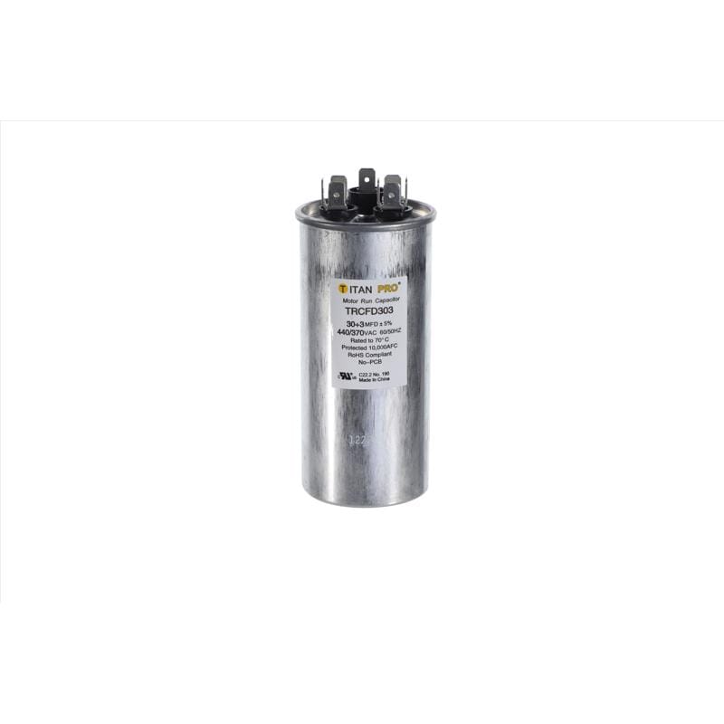 Titan Pro TRCFD303 30+3 MFD 440 V Round Run Capacitor