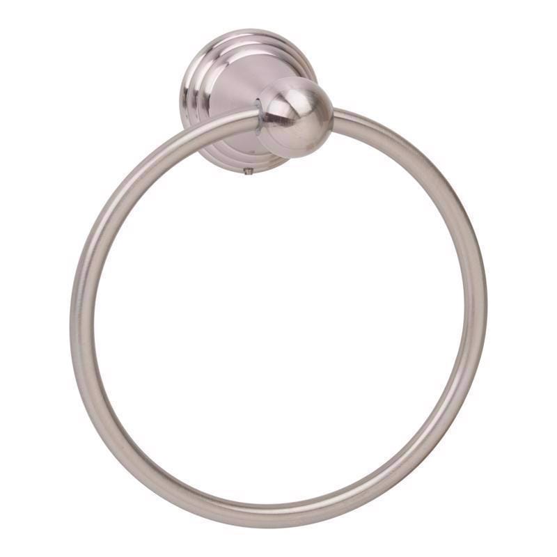 Oakbrook Collection BH-OB4001BN Brushed Nickel Towel Ring Die Cast Zinc