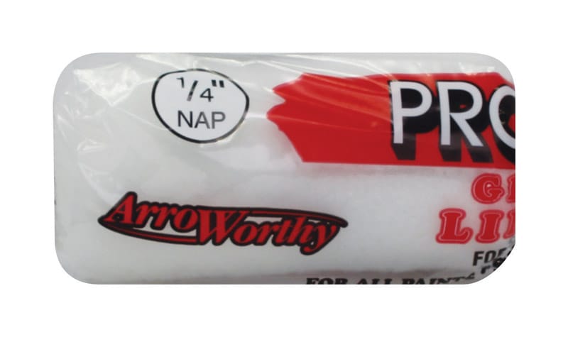 ArroWorthy 4FGL2 0400 Pro-Line Dralon 4 in. W X 1/4 in. Paint Roller Cover 1 pk