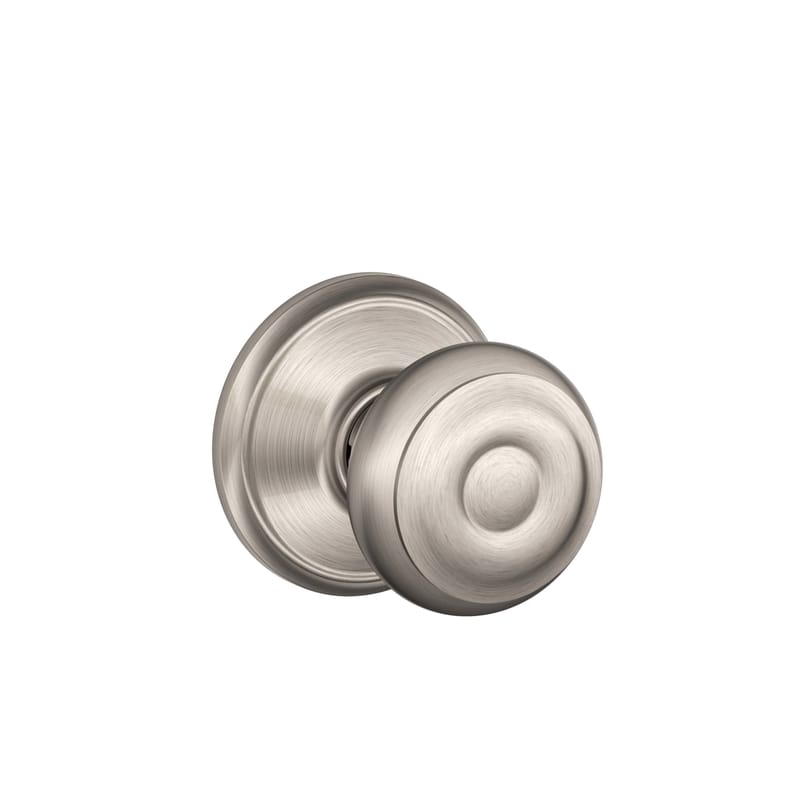 Schlage F10GEO619 Georgian Classic Satin Nickel Passage Door Knob