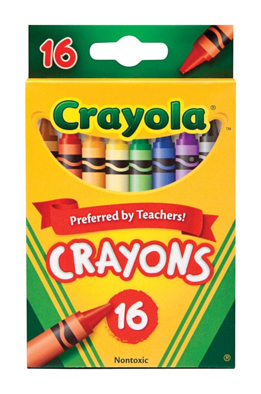 Crayola 52-3016 Assorted Color Crayons 16 pk