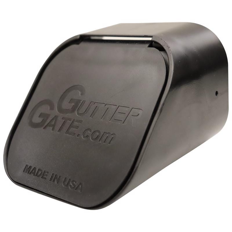 Guttergate GG3X4A-BLACK 3 in. H X 3 in. W X 4 in. L Black Plastic Rectangular Downspout Adapter
