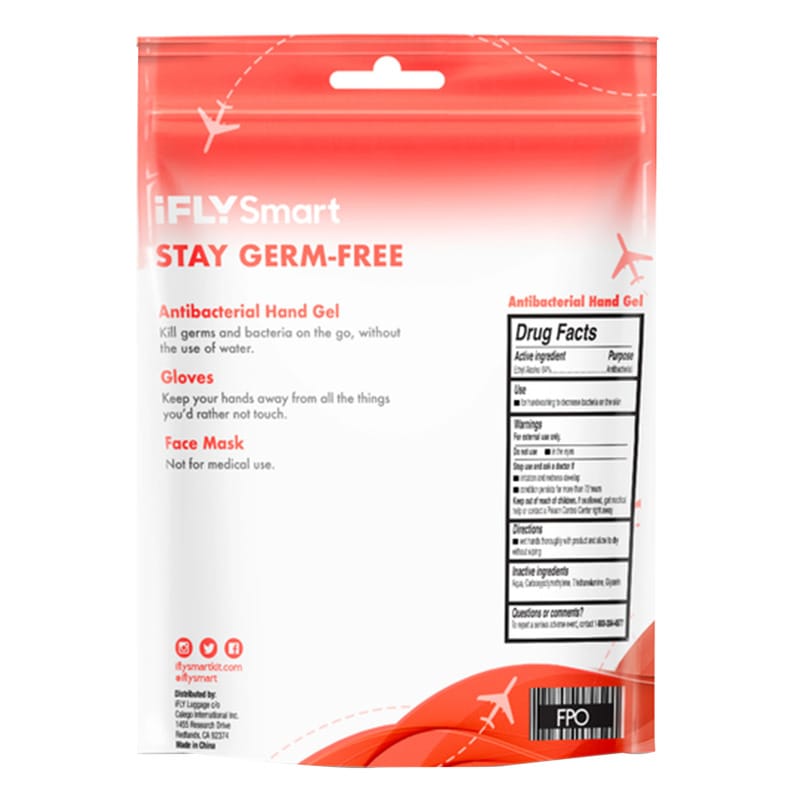 iFLY Smart 9-A001GK Travel Germ Free Kit 1 pk