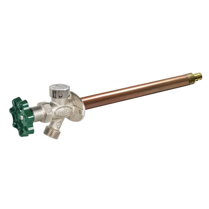 Prier C-144W12 1/2 in. PEX in. Anti-Siphon Brass Freezeless Wall Hydrant