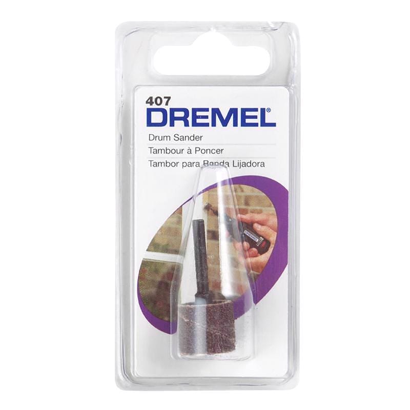 Dremel 407 0.5 in. D X 1/2 in. L Aluminum Oxide Drum Sander Bands 60 Grit Coarse 1 pc