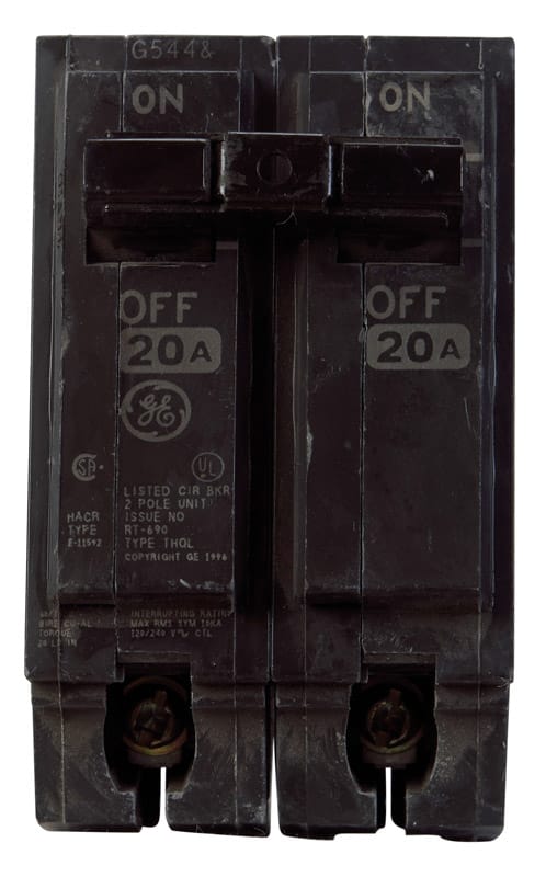 Abb THQL2120A Q-Line 20 amps Standard 2-Pole Circuit Breaker