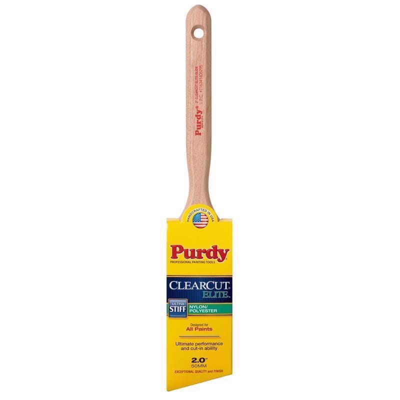 Purdy 144152820 Clearcut Elite Glide 2 in. Ultra Stiff Angle Trim Paint Brush