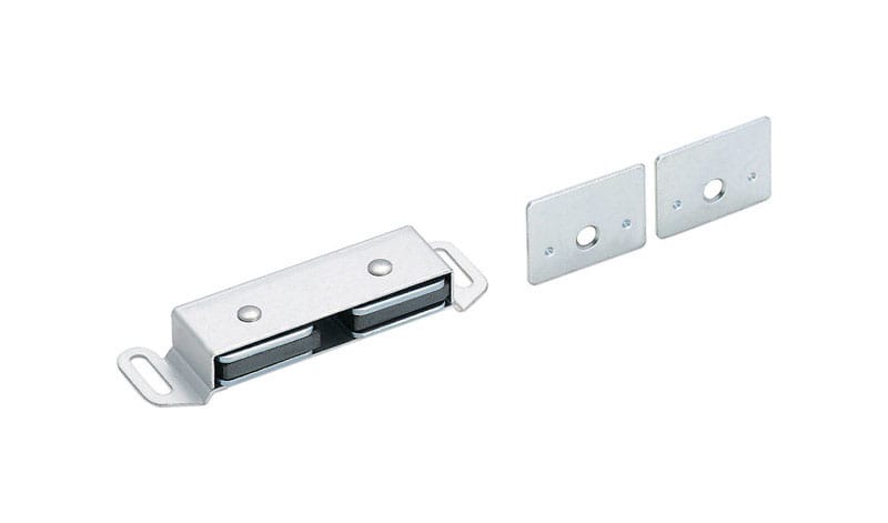 Amerock BP33772AL 1/2 in. H X 3.5 in. W X 1 in. D Aluminum Magnetic Catch