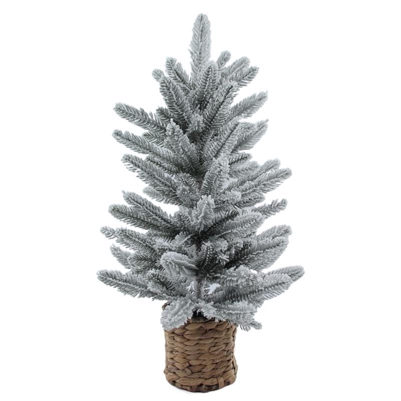 Celebrations B-2116 B 2 ft. Full Flocked Table Top Christmas Tree