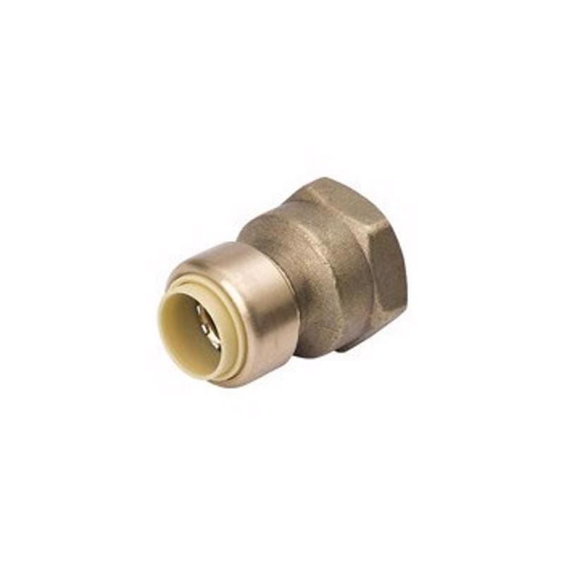 B&K 6630-234 Proline Push to Connect 1/2 in. PTC X 3/4 in. D FPT Brass Reducing Adapter