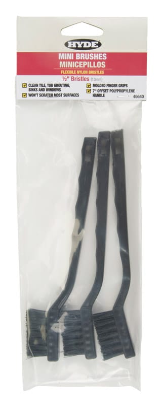 Hyde 46640 10 in. L Nylon Mini Bristle Brush