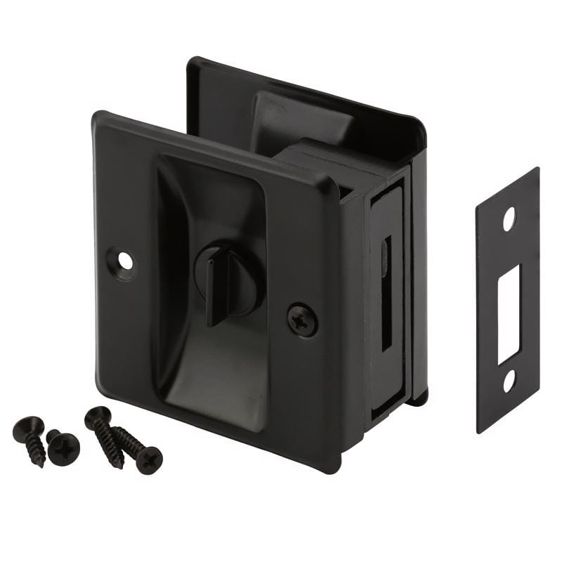 Prime-Line N 7578 2.75 in. L Matte Black Metal Door Pull