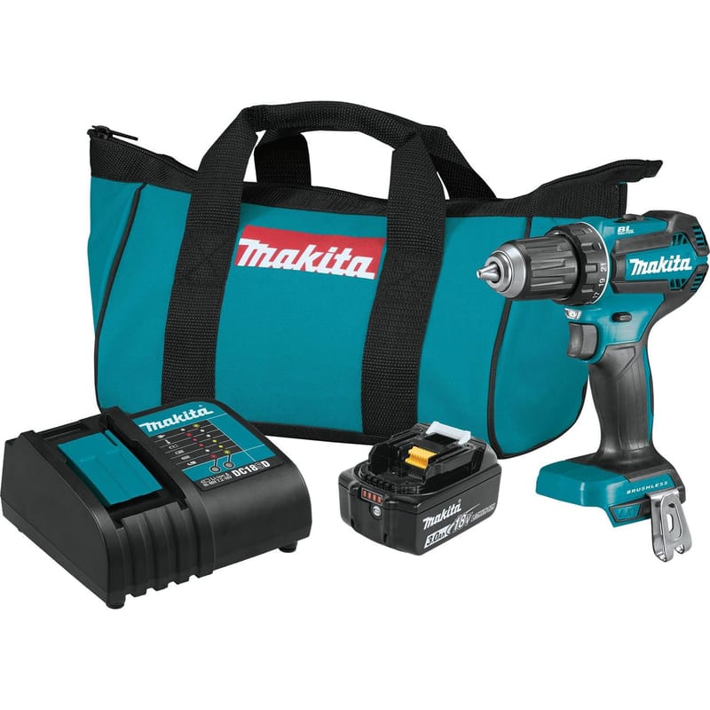 Makita XFD131 18V LXT 1/2 in. Brushless Cordless Drill/Driver Kit (Battery & Charger)
