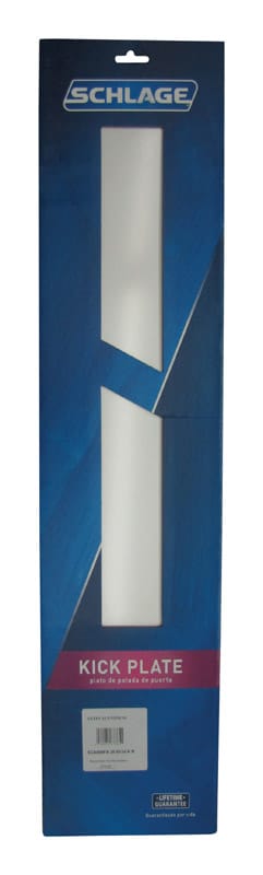 Schlage SC8400PA28 8X34 8 in. H X 34 in. L Anodized Aluminum Kickplate